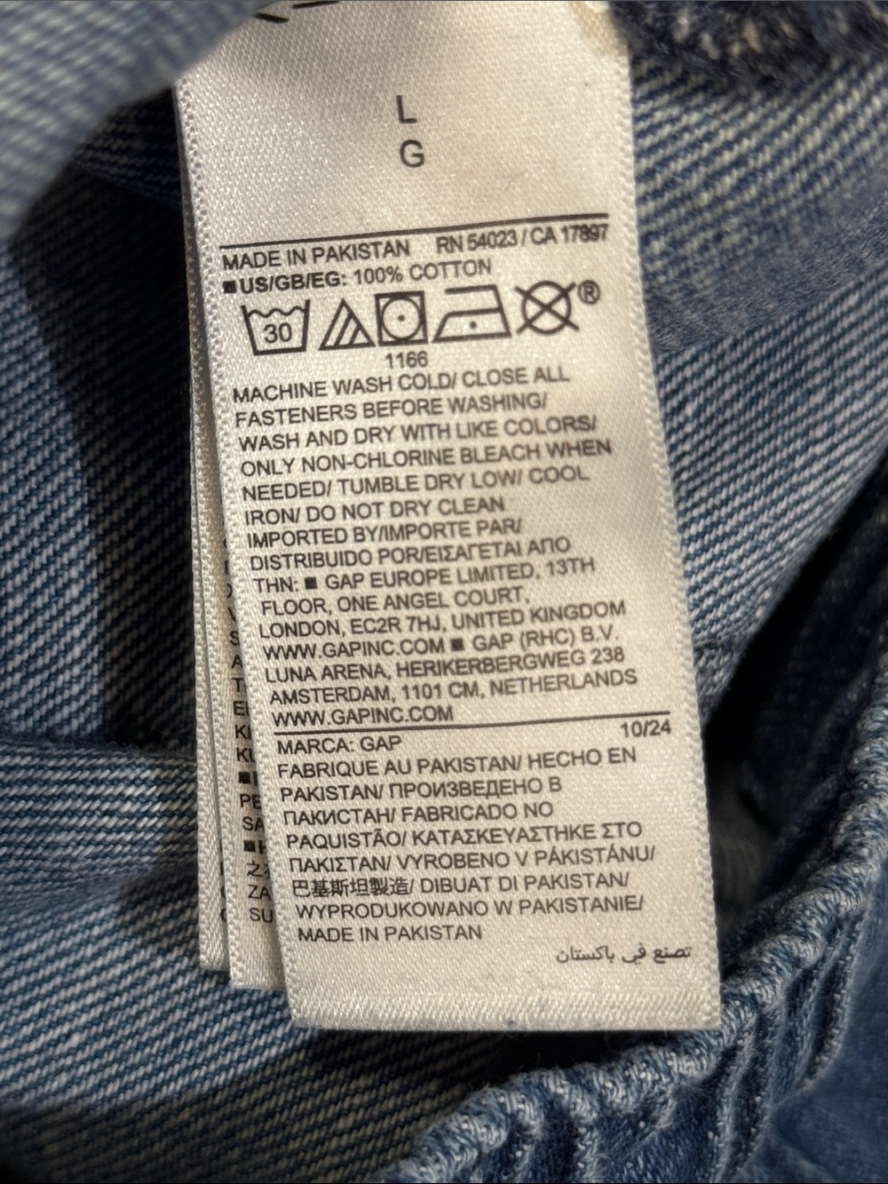 GAP High-Rise Wide-Leg Denim Jeans - Picture 5 of 6